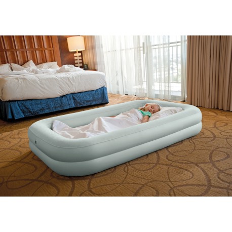 INTEX 66810 Kinder Reisebett Set Kinderbett Luftbett (grau)