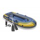 INTEX 68370 Challenger 3 Boot Schlauchboot Ruderboot Paddelboot Angelboot Set