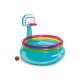 INTEX 48265  Aufblasbares Trampolin mit Basketballkorbs