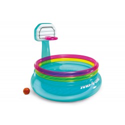 INTEX 48265  Aufblasbares Trampolin mit Basketballkorbs