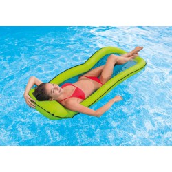 Intex 58836 Wasserliege Netz Luftmatratze 178 x 94 cm grün