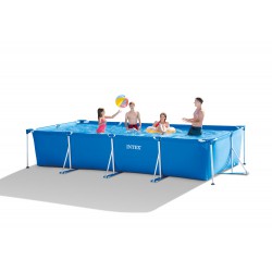 Intex 28274 Rechteck Frame Pool (450x220x84cm) inkl. Filterpumpe