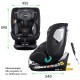 XOMAX G409 IOT ISOFIX Auto Kindersitz 0-36kg AUTOSITZ 360°Drehbar