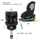 XOMAX G409f ISO Standfuß ISOFIX Auto Kindersitz 0-36kg AUTOSITZ 360°Drehbar