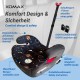 XOMAX XL-313 Kindersitz Sitzerhöhung mit ISOFIX für Kinder von 15-36 kg