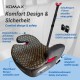 XOMAX XL-313 Kindersitz Sitzerhöhung mit ISOFIX für Kinder von 15-36 kg