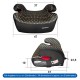 XOMAX XL-313 Kindersitz Sitzerhöhung mit ISOFIX für Kinder von 15-36 kg