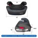 XOMAX XL-313 Kindersitz Sitzerhöhung mit ISOFIX für Kinder von 15-36 kg
